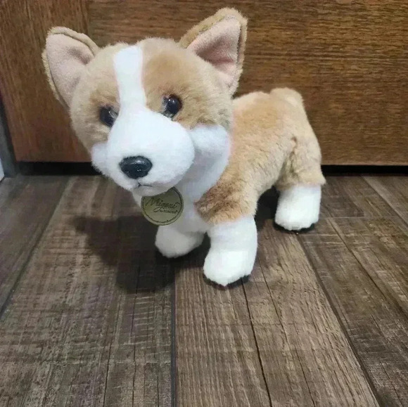 Miyoni by Aurora Pembroke Welsh Corgi Puppy Dog Plush 11" Long Realistic - Picture 1 of 5